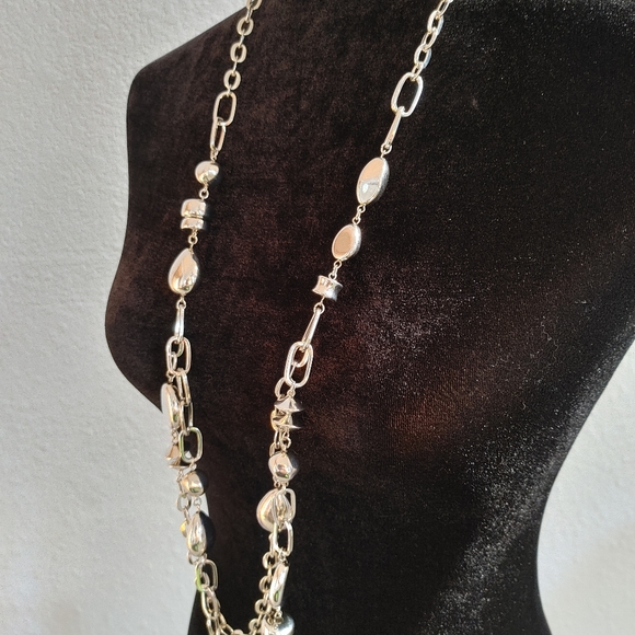 NEW additions by Chico's Silver Necklace - Picture 3 of 4